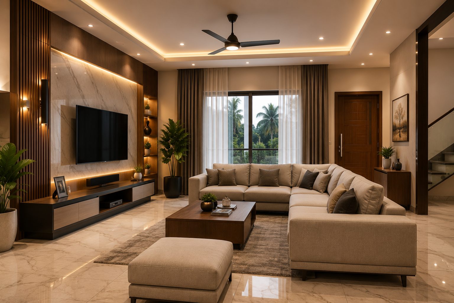 2BHK Home — Hall
