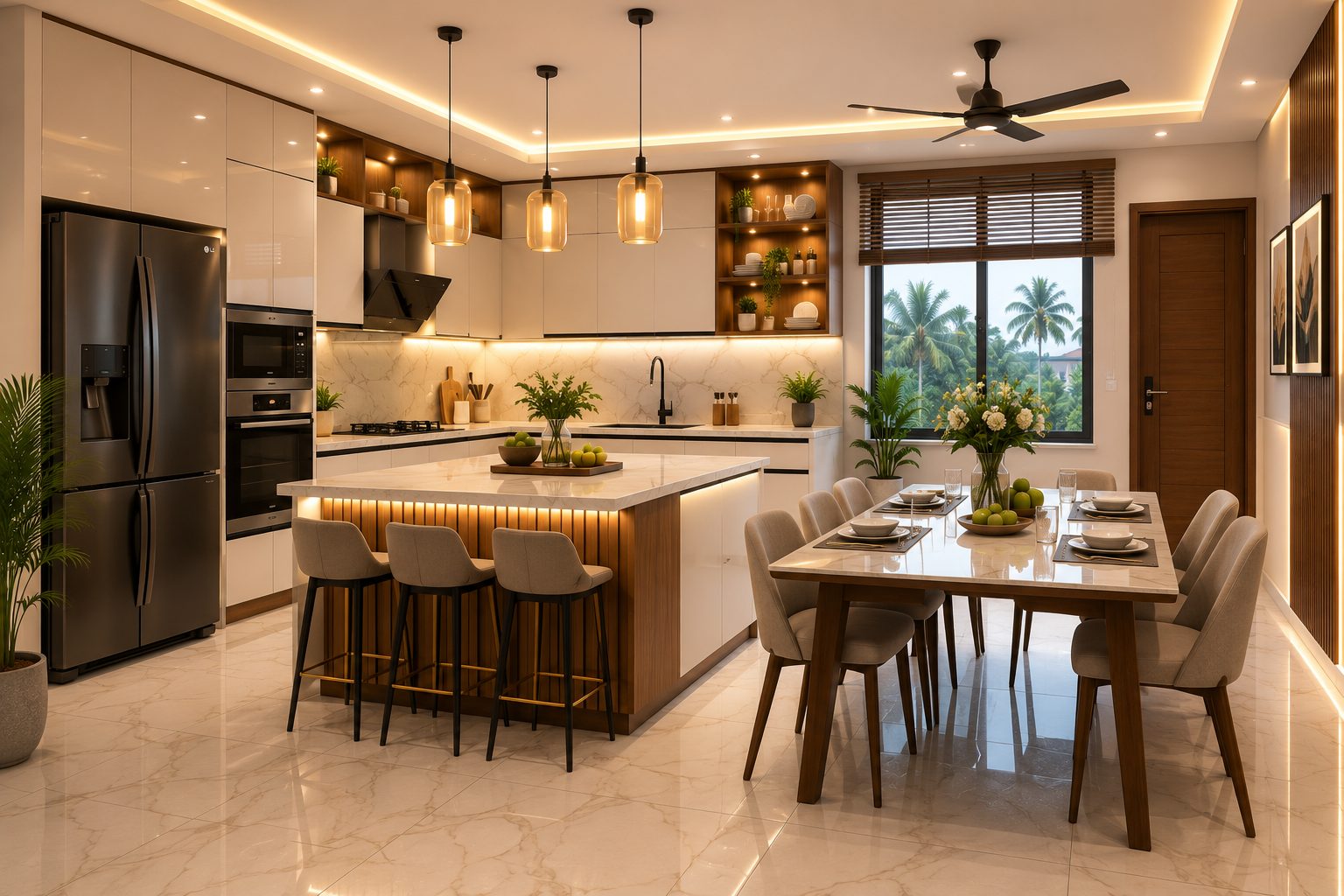 2BHK Home — Kitchen & Dining