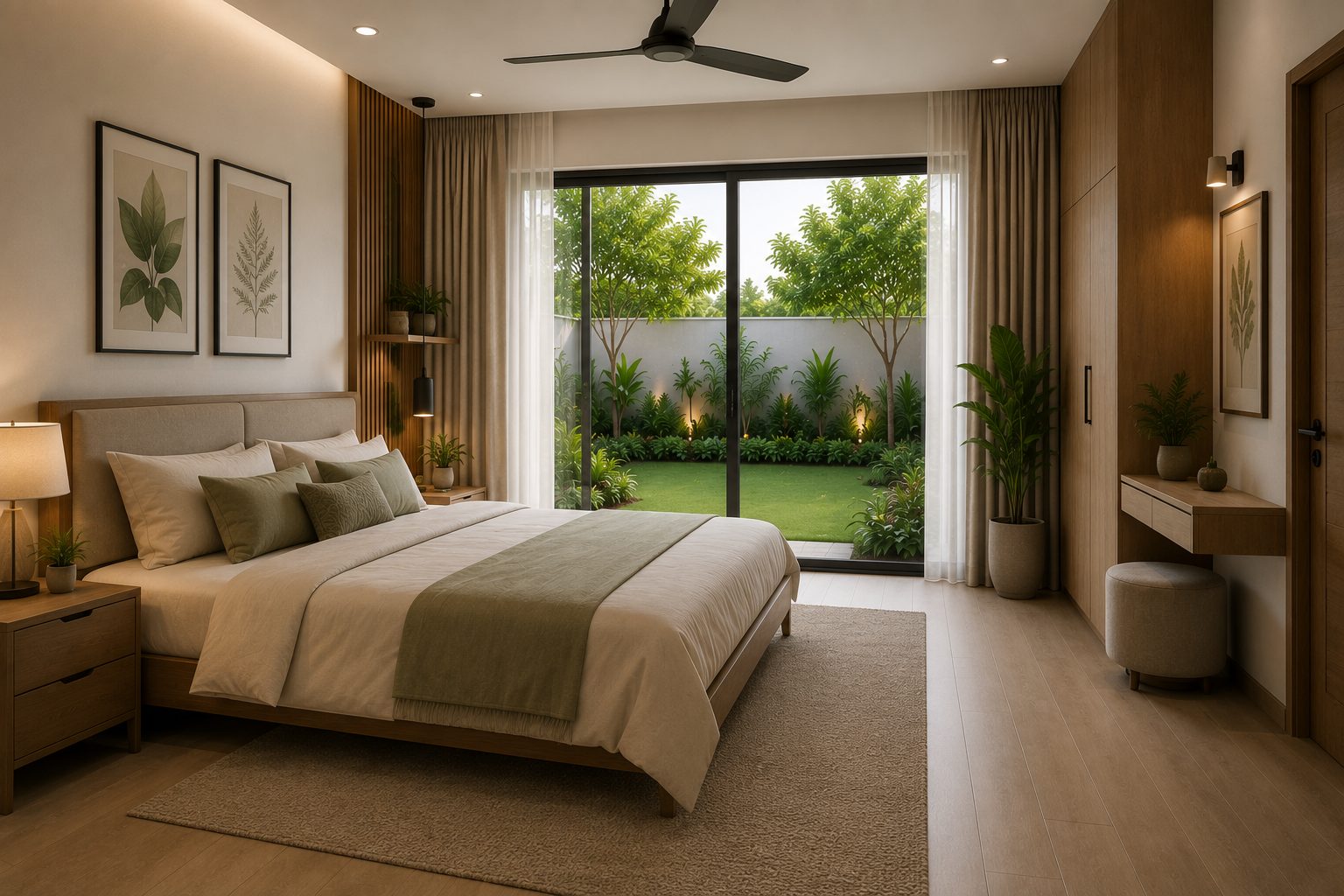Garden Home — Bedroom