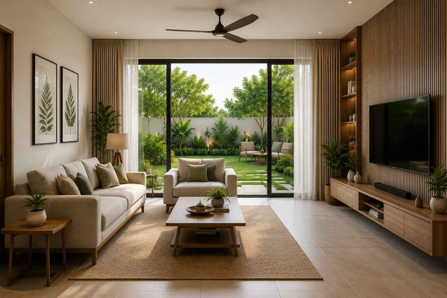 Garden Home — Living Room