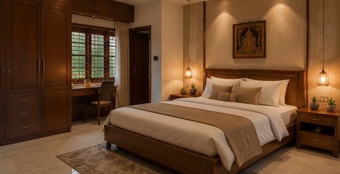 Traditional Home — Bedroom