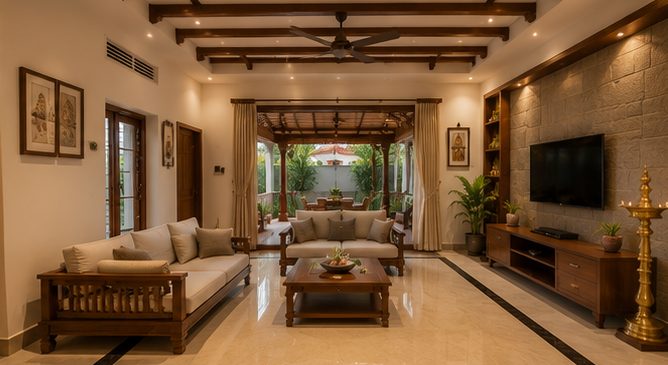 Traditional Home — Hall